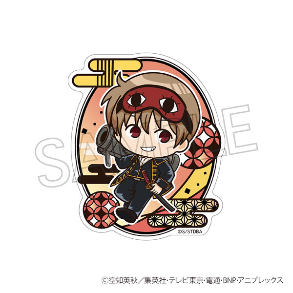 銀魂 切り絵シリーズ ステッカー 沖田総悟[ツインクル]《発売済・在庫品》