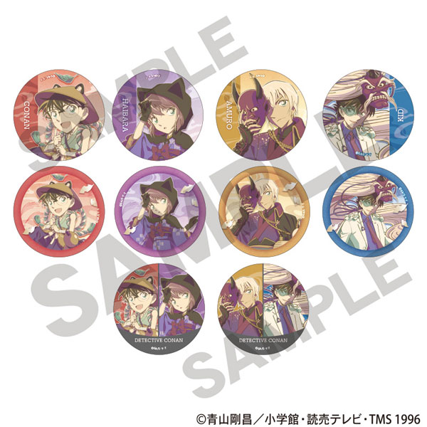 名探偵コナン トレーディングメタル缶バッジ 百鬼夜行 クラパレット 10個入りBOX[クラックス]《０１月予約》