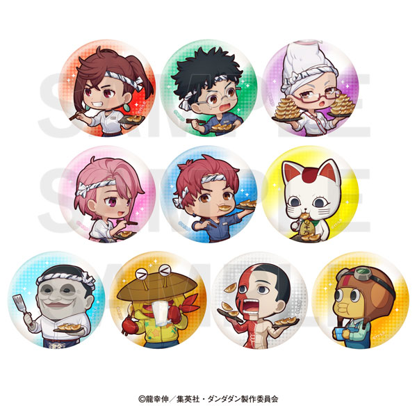 TVアニメ『ダンダダン』×肉汁餃子のダンダダン 第2弾 トレーディングミニキャラメタリック缶バッジ 10個入りBOX[イーディス]《０２月予約》
