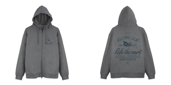 ハイキュー！！ 青葉城西高校バレーボール部 ジップパーカー Ver.2.0/MIX GRAY-M（再販）[コスパ]《０６月予約》