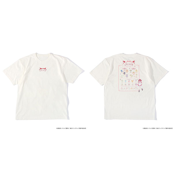 アニメ「東京ミュウミュウ」 ミュウミュウカフェ Tシャツ バニラホワイト L[ナタリーストア]《１２月予約》