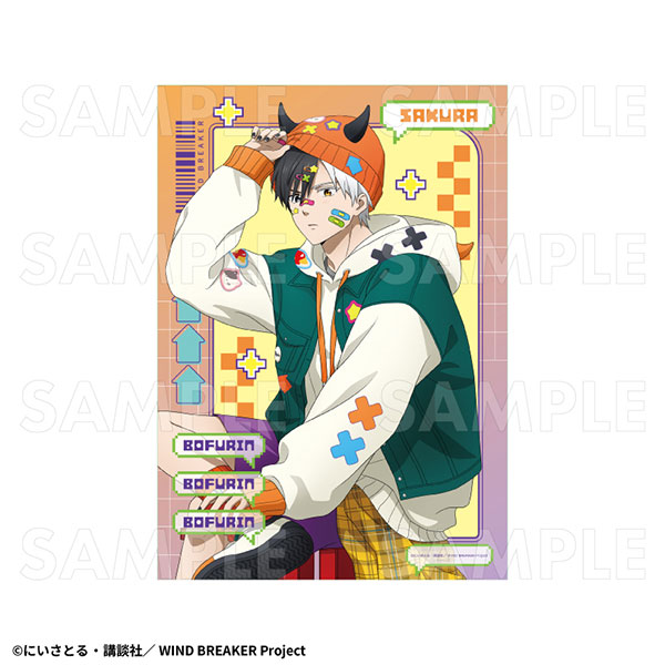 TVアニメ『WIND BREAKER』 でびデコパーカー クリアポスター 桜遥