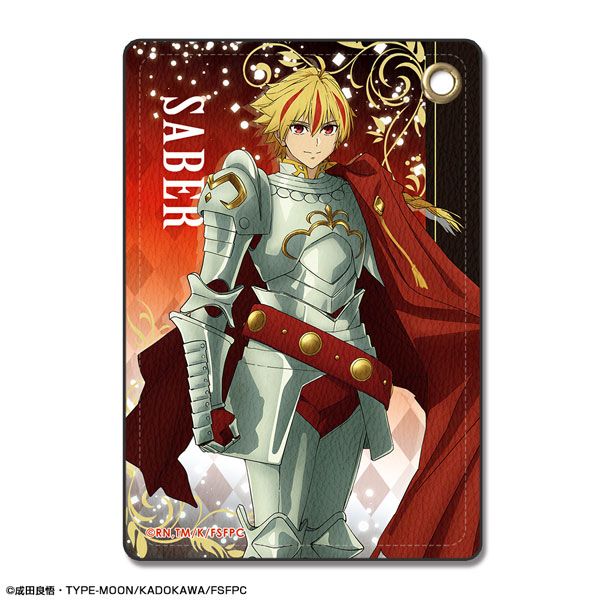 Fate/strange Fake レザーパスケース デザイン02(セイバー)（再販