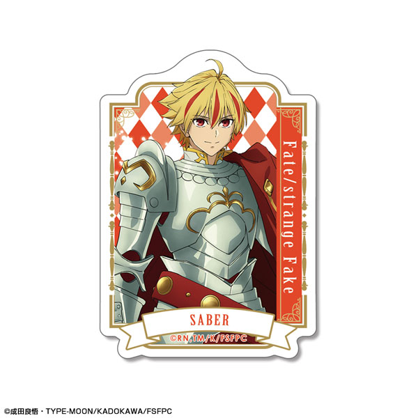 Fate/strange Fake ミニステッカー デザイン02(セイバー)（再販）[ライセンスエージェント]《０６月予約》