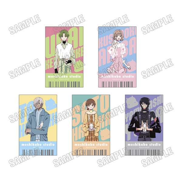「もしカバスタジオ」 描き下ろしステッカーコレクション 5個入りBOX