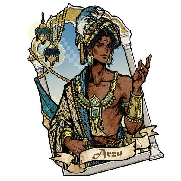 Double Cross スルタンのゲーム アクリルスタンド 宰相アルト[2P Games