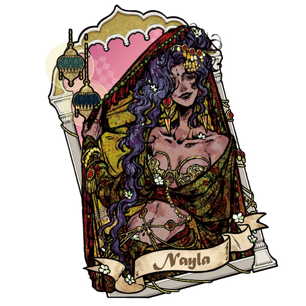 Double Cross スルタンのゲーム アクリルスタンド ナイラ[2P Games]《発売済・在庫品》