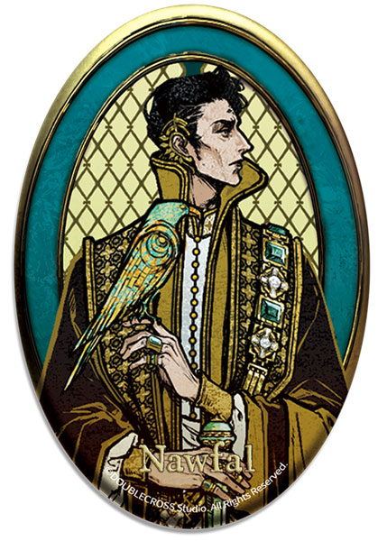 Double Cross スルタンのゲーム 箔押し缶バッジ ネフェレ[2P Games]《発売済・在庫品》