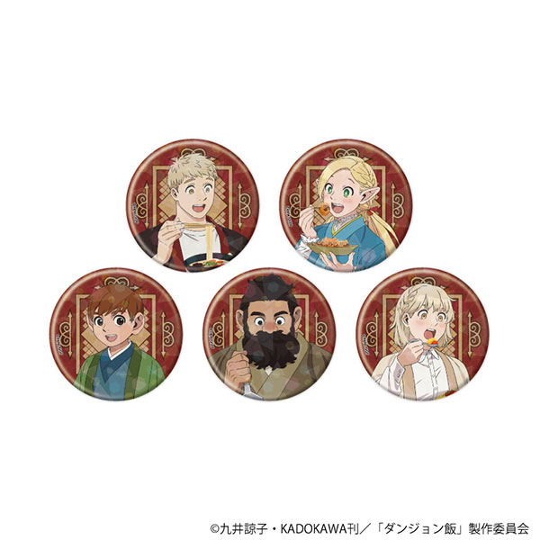 ホログラム缶バッジ(57mm)「ダンジョン飯」04/描き下ろしイラスト 5個入りBOX