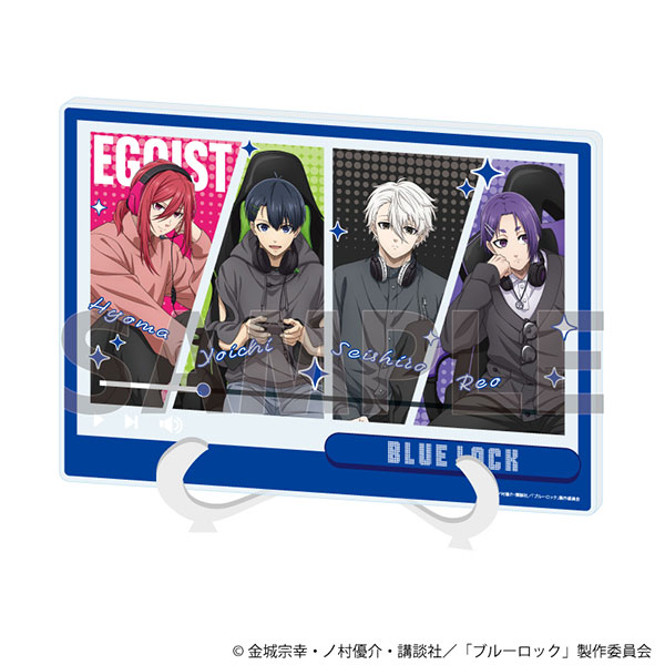 アクリルアートボード(A5サイズ)「TVアニメ『ブルーロック』」03/コマ割りデザインA ゲーム実況ver.(描き下ろしイラスト)[A3]《０１月予約》