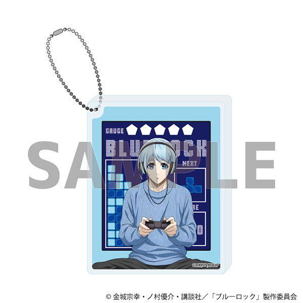 アクリルブロックキーホルダー「TVアニメ『ブルーロック』」08/氷織羊 ゲーム実況ver.(描き下ろしイラスト)[A3]《０１月予約》