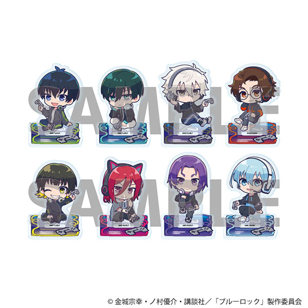 アクリルぷちスタンド「TVアニメ『ブルーロック』」32/ゲーム実況ver. ミニキャライラスト 8個入りBOX