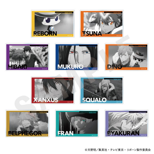 「家庭教師ヒットマンREBORN！」 パートカラーシリーズ トレーディングアクリルカード 10個入りBOX