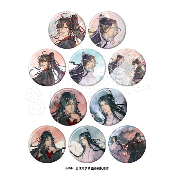 魔道祖師 トレーディング和紙缶バッジ 10個入りセット