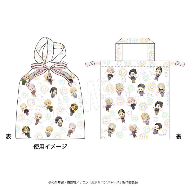 東京リベンジャーズ ちりめん風リボン巾着バッグ[中外鉱業]《０３月予約》