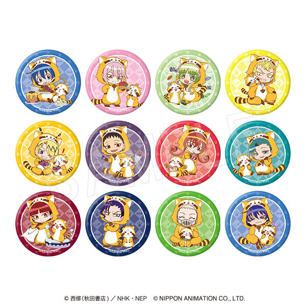 魔入りました！ 入間くん×ラスカル トレーディング缶バッジ ラスカルコラボver. 12個入りBOX