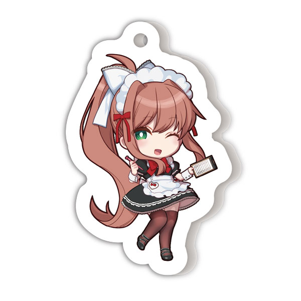ドキドキ文芸部！」 アクリルキーホルダー モニカ SDメイド服ver