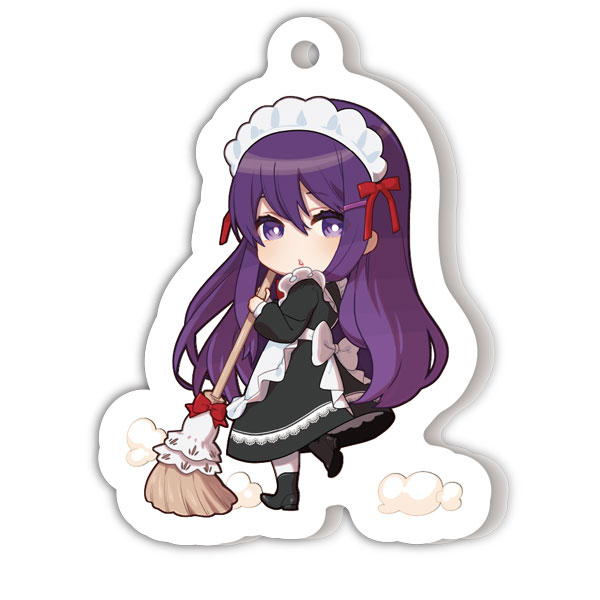 ドキドキ文芸部！」 アクリルキーホルダー ユリ SDメイド服ver