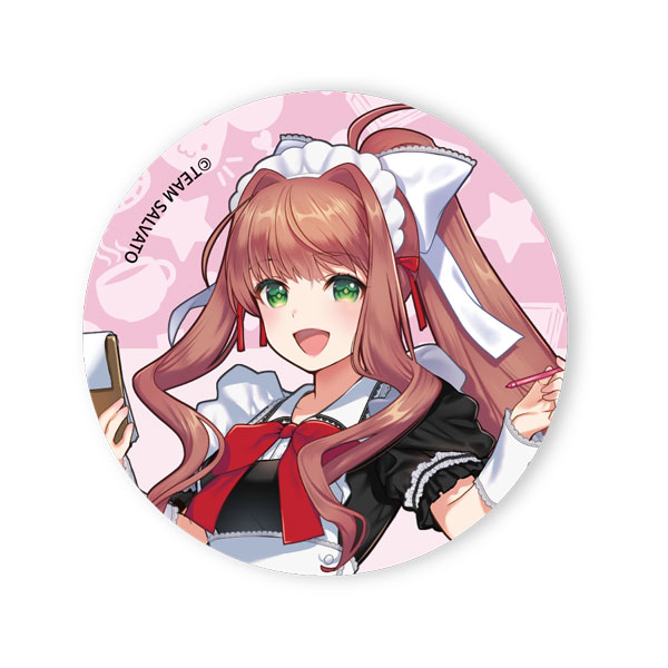 ドキドキ文芸部！」 缶バッジ モニカ メイド服ver.[ツクヨミ]《03月