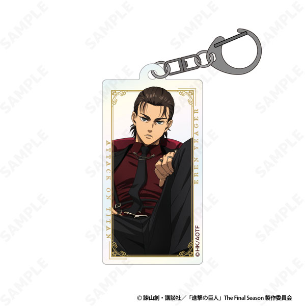 進撃の巨人 オーロラアクリルキーホルダー 1.エレン・イェーガー[Dignified][ディ・テクノ]《０３月予約》