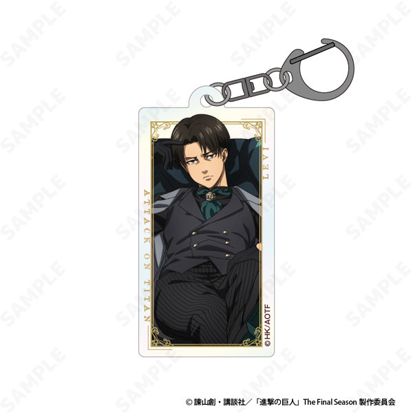進撃の巨人 オーロラアクリルキーホルダー 4.リヴァイ[Dignified][ディ・テクノ]《０３月予約》