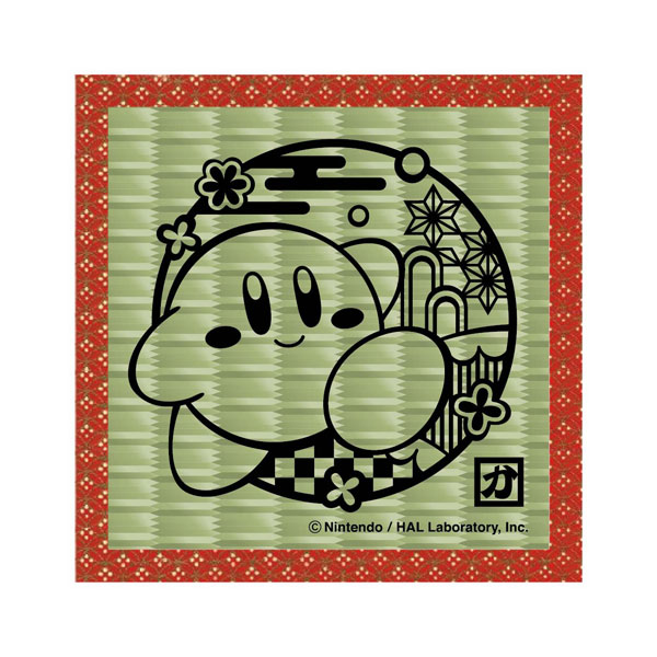 星のカービィ 切り絵シリーズ 畳コースター カービィA 散歩（再販）[ツインクル]《０１月予約》