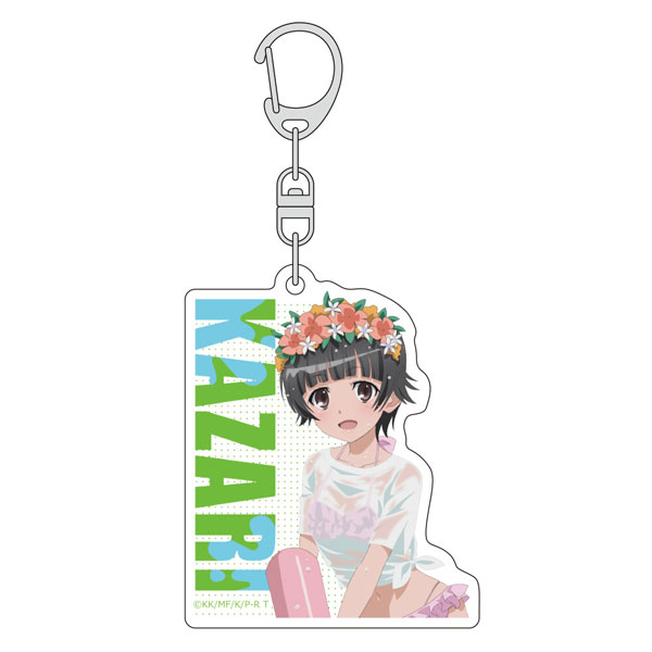 [とある科学の超電磁砲T]描き下ろしアクリルキーホルダー(初春飾利/水遊び)[カーテン魂]《０２月予約》