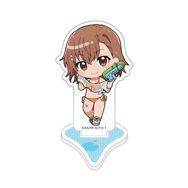 [とある科学の超電磁砲T]アクリルメモスタンド(御坂美琴/水遊び)[カーテン魂]《０２月予約》