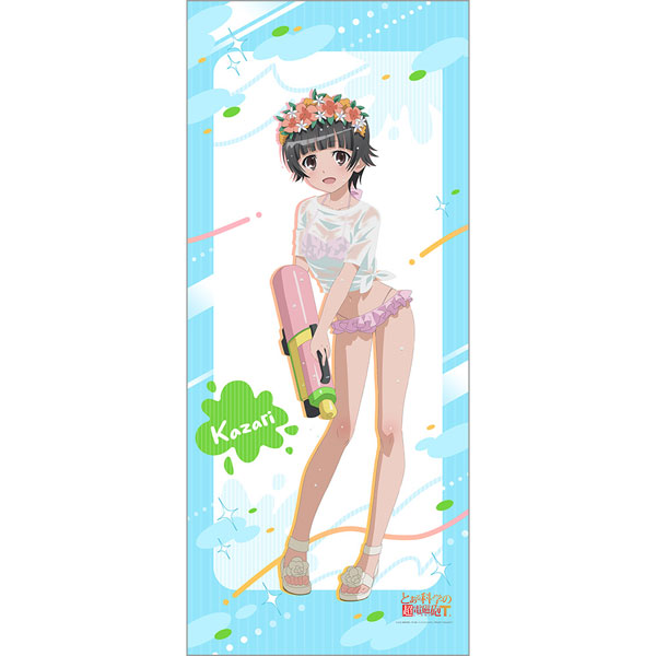 [とある科学の超電磁砲T]描き下ろし特大タペストリー(初春飾利/水遊び)[カーテン魂]《０２月予約》