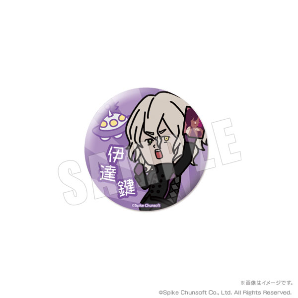 伊達鍵は眠らない - From AI：ソムニウムファイル ゆるふわなタッチのカンバッジ 01.伊達鍵[empty]《発売済・在庫品》