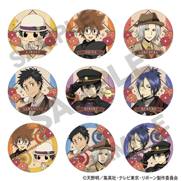 家庭教師ヒットマンREBORN！ トレーディング缶バッジ レトロコーデ 9個入りBOX[クラックス]《０２月予約》