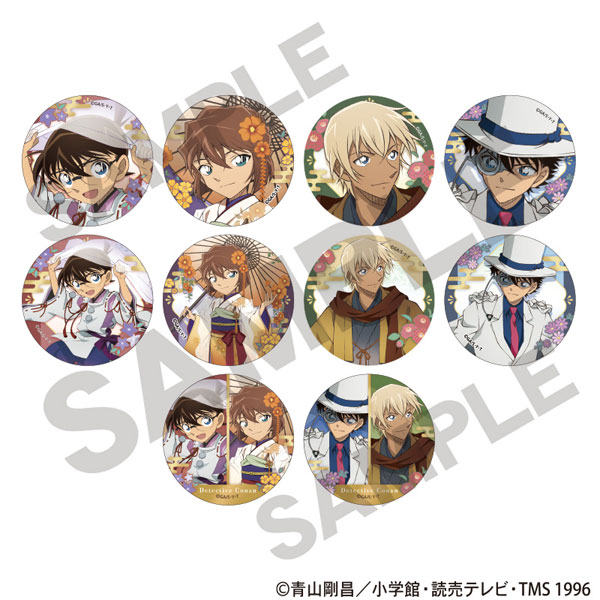 名探偵コナン トレーディング缶バッジ 秋の華和装 10個入りBOX[クラックス]《０１月予約》