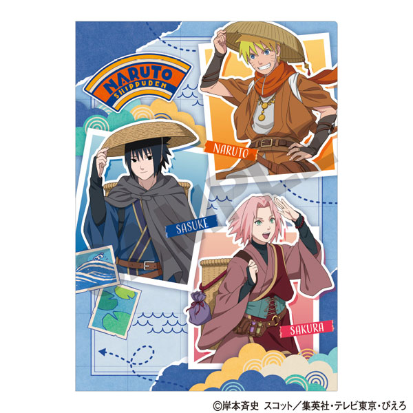 NARUTO-ナルト- 疾風伝 シングルクリアファイル ナルト＆サスケ＆サクラ 旅人[クラックス]《０１月予約》