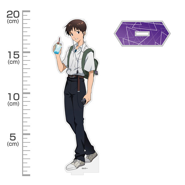 EVANGELION 描き下ろし 碇シンジ アクリルスタンド(大) 制服Ver.[コスパ]《０２月予約》