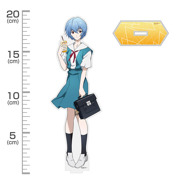 EVANGELION 描き下ろし 綾波レイ アクリルスタンド(大) 制服Ver.[コスパ]《０２月予約》
