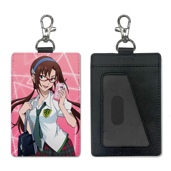 EVANGELION 描き下ろし 真希波・マリ・イラストリアス パスケース(ナスカン付き) 制服Ver.（再販）[コスパ]《０６月予約》