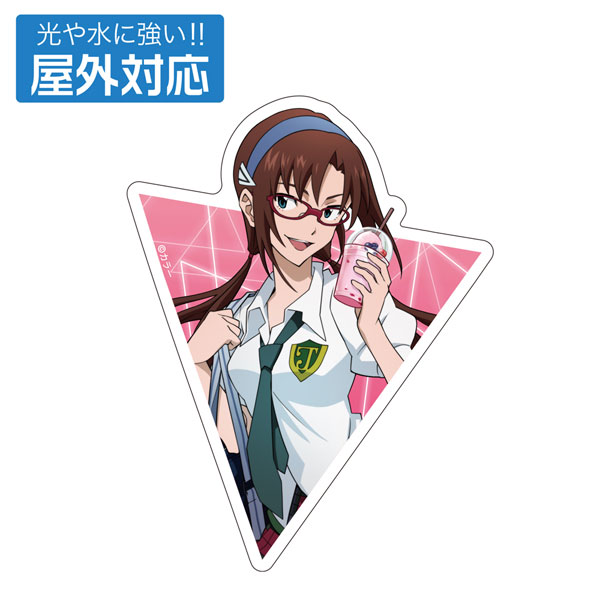 EVANGELION 描き下ろし 真希波・マリ・イラストリアス 屋外対応ステッカー 制服Ver.[コスパ]《０２月予約》