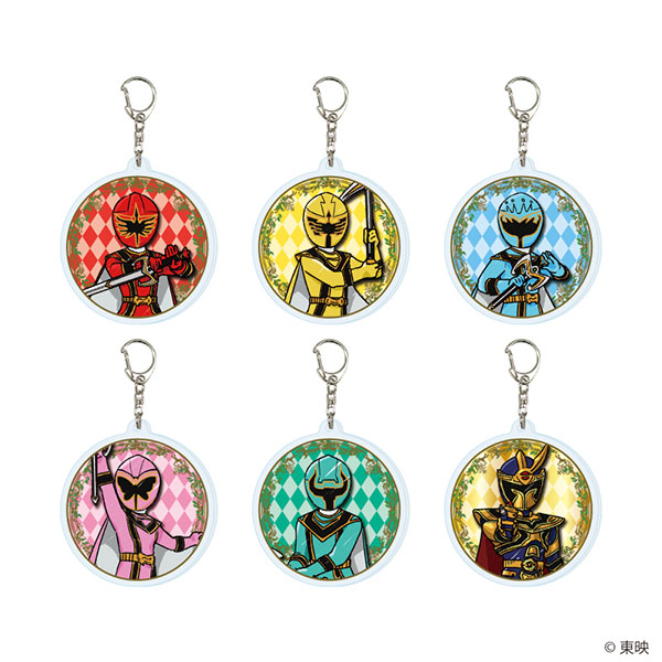 アクリルキーホルダー「魔法戦隊マジレンジャー」01/グラフアートイラスト 6個入りBOX