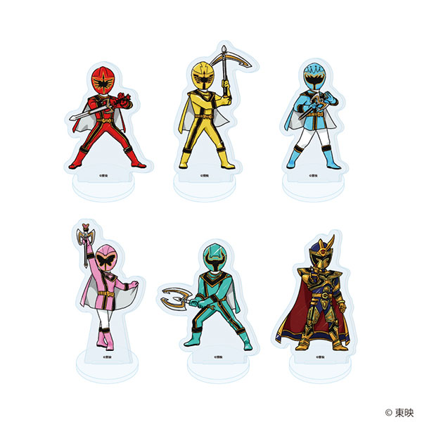 アクリルぷちスタンド「魔法戦隊マジレンジャー」01/グラフアートイラスト 6個入りBOX