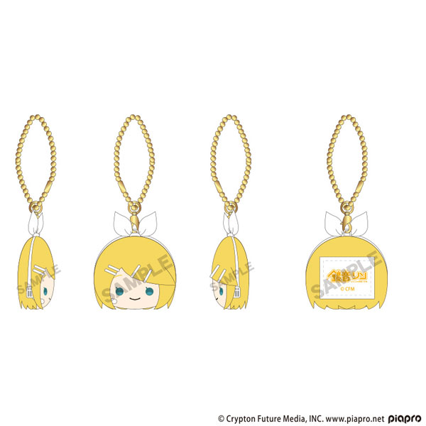 初音ミク ぺたふれキーホルダー 鏡音リン はんなりフェイス[クラックス]《０３月予約》