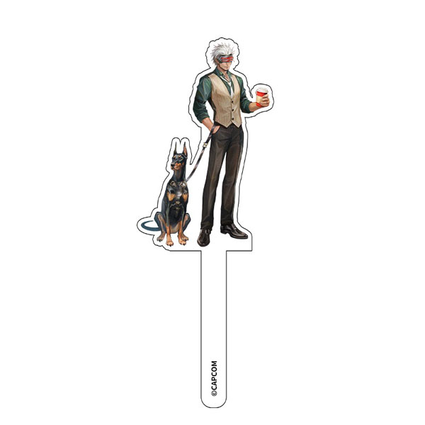 逆転裁判 動物シリーズ アクリルスティック ゴドー[KUMAGUZI]《発売済・在庫品》