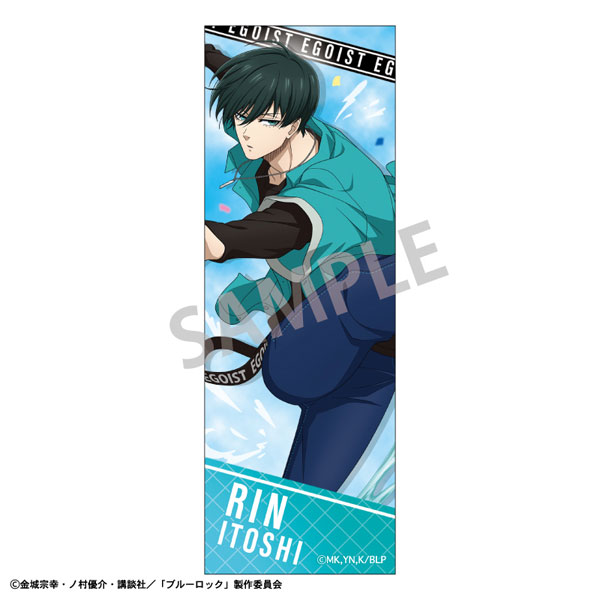 ブルーロック ロングスクエア缶バッジ 糸師凛 アクロバットサッカー[カミオジャパン]《０１月予約》