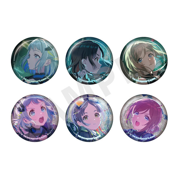 「学園アイドルマスター」 favorite series トレーディンググリッター缶バッジ Howling over the World ver. 6個入りBOX