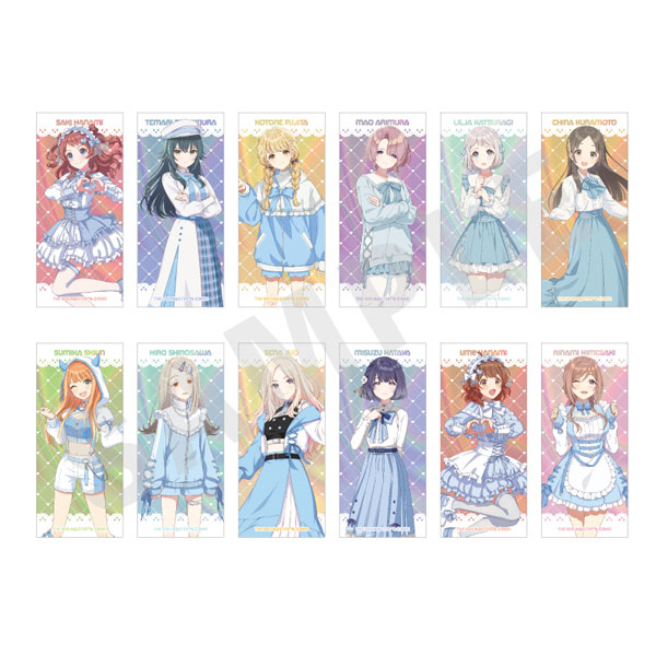 「学園アイドルマスター」 トレーディングオーロラステッカー 12個入りセット