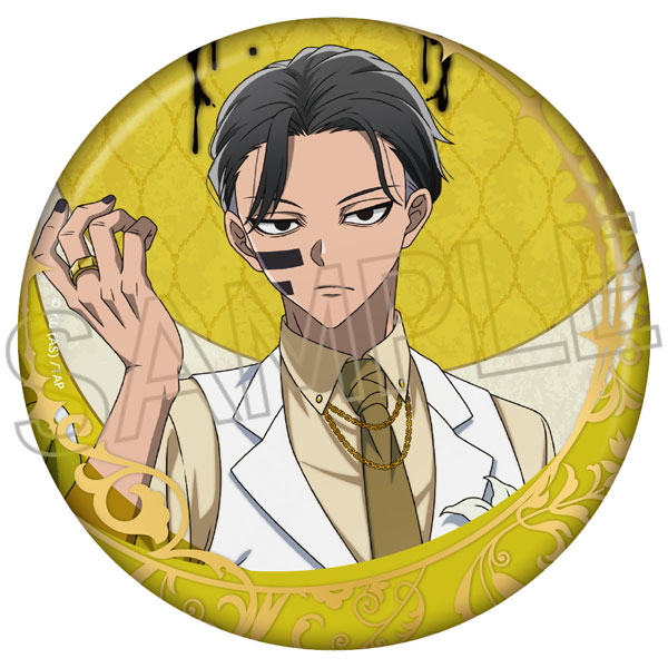 桃源暗鬼 天使と悪魔 箔押し缶バッジ 無陀野無人[ツインクル]《在庫切れ》