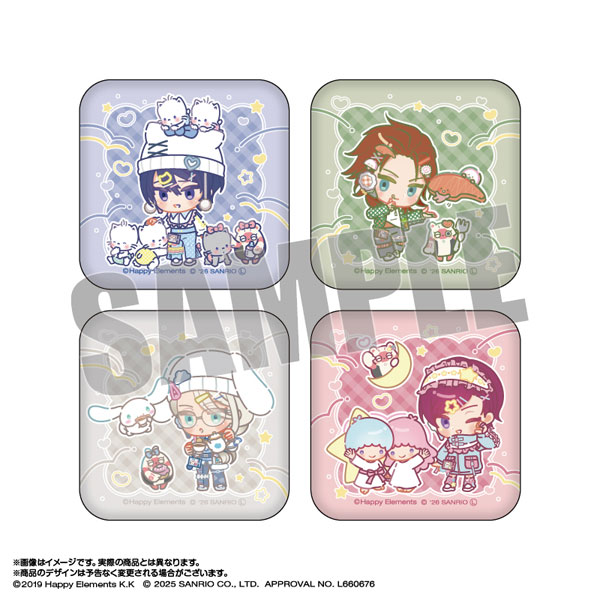 エリオスライジングヒーローズ×サンリオキャラクターズ スクエア缶