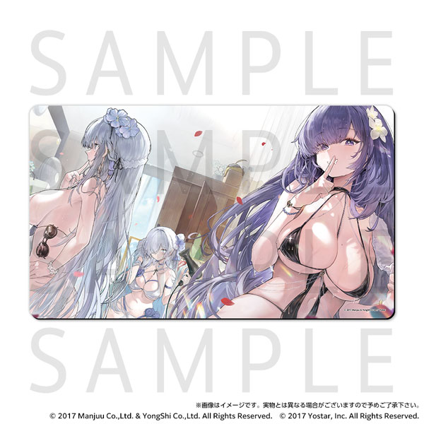 アズールレーン サマーフェア2025 ラバーマット(アルザス モガドール)[MAGES.]《発売済・在庫品》