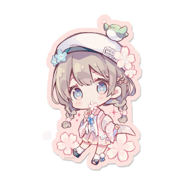 【限定販売】せんちゃ クッション さくらちゃん[雪魚餅(XUEYUBING)]《発売済・在庫品》