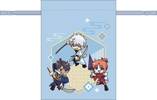 新劇場版 銀魂 -吉原大炎上- 巾着 銀時＆新八＆神楽[ムービック]《発売