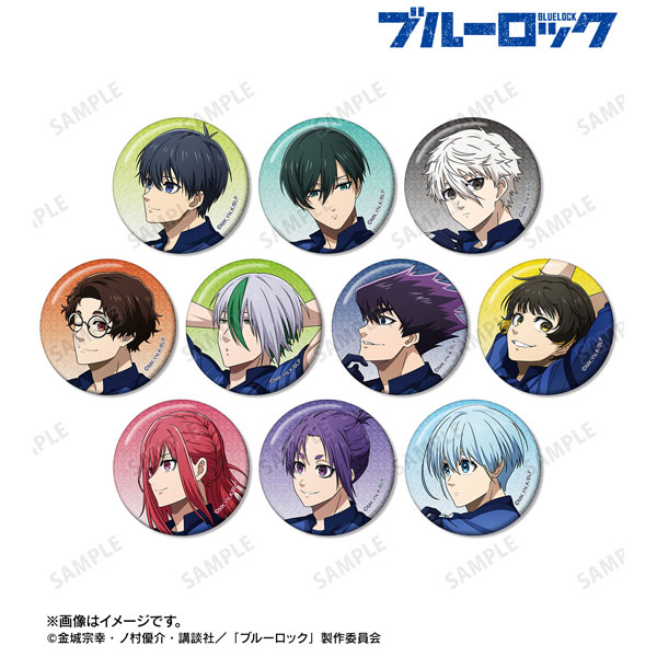 TVアニメ『ブルーロック』 描き下ろし 歩みver. トレーディンググリッター缶バッジ 10個入りBOX[アルマビアンカ]《在庫切れ》
